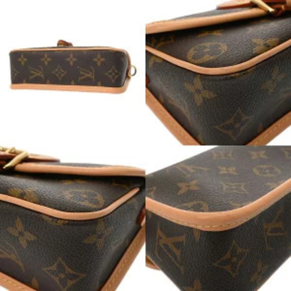 Louis Vuitton Monogram Diane Brown Canvas Shoulder Bag - Picture 5 of 7
